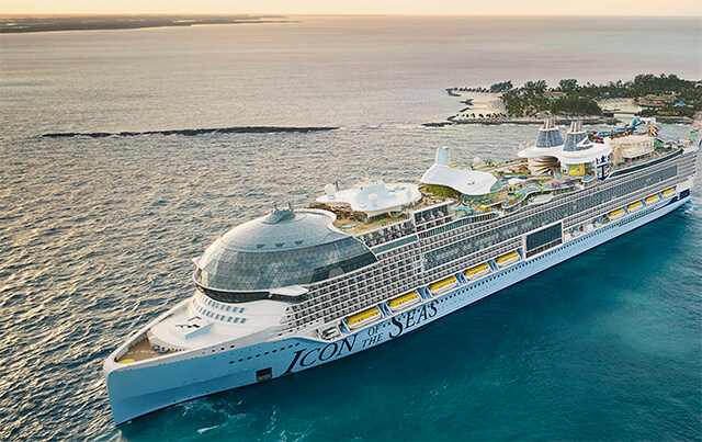 Maximized waste heat recovery on cruise vessel Icon of the Seas Royal Caribbean small