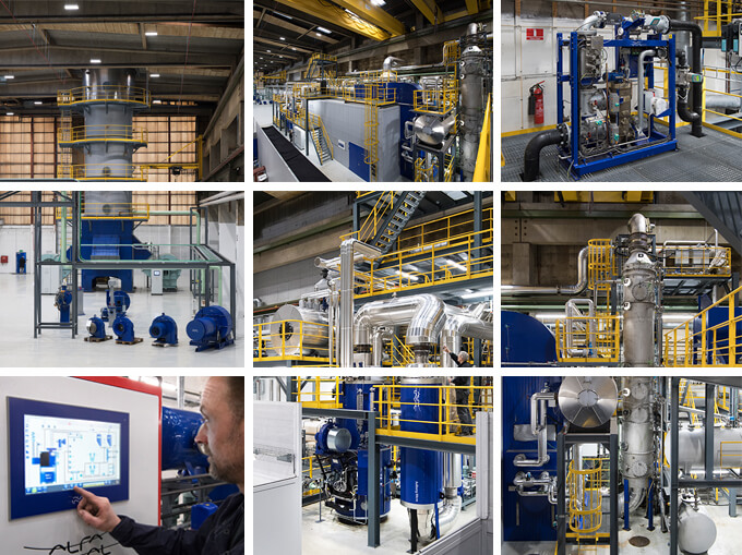 Alfa Laval Test and Training Centre collage