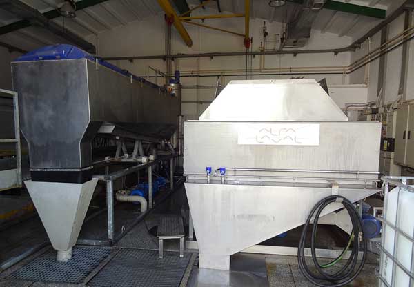 Alfa Laval ALDRUM drum thickener and Alfa Laval AS-H belt thickener