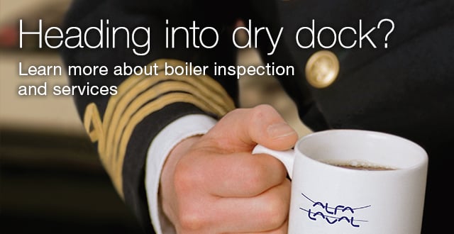 Dry dock service for Aalborg boilers